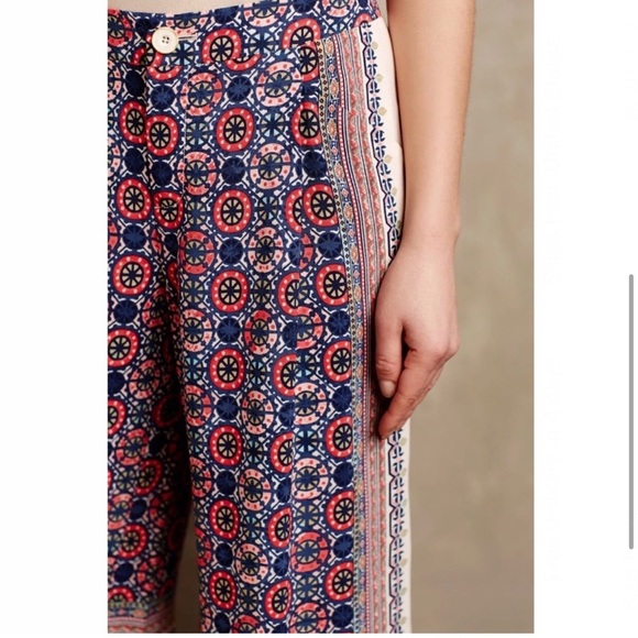 Anthropologie Elevenses wide leg pants size 4 - Picture 4 of 8